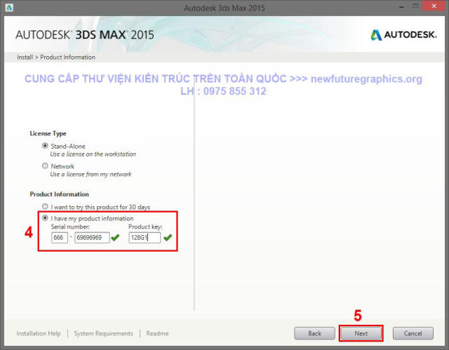 Hướng dẫn cài đặt 3DS Max 2015-3