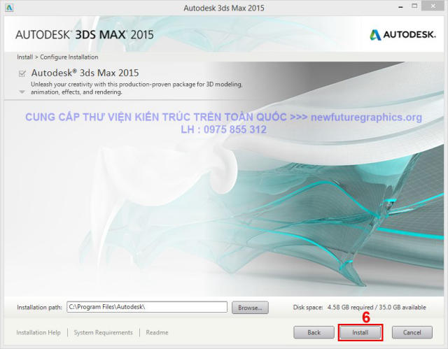 Hướng dẫn cài đặt 3DS Max 2015-4