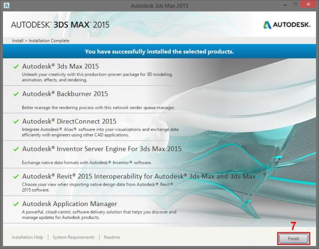 Hướng dẫn cài đặt 3DS Max 2015-7