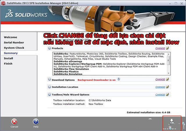Hướng Dẫn Cài Đặt SolidWorks 2013-6
