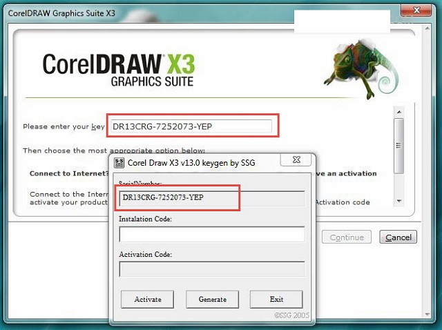 cài đặt CorelDRAW Graphics Suite X3-6