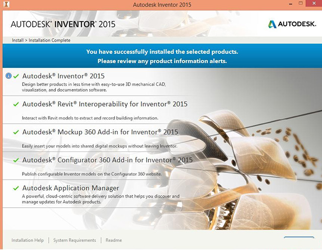 cách Cài Đặt Autodesk Inventor 2015 full crack 6