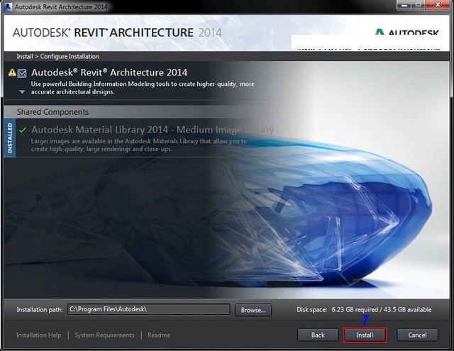 Hướng dẫn cài đặt phần mềm Revit 2014-5