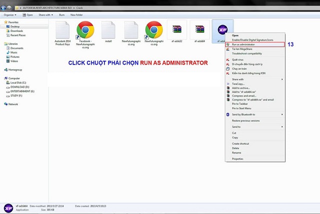 Cách crack phần mềm Revit 2014-1