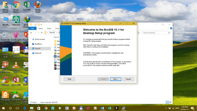 cài đặt phần mềm ArcGIS 2