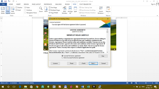 cài đặt phần mềm ArcGIS 3