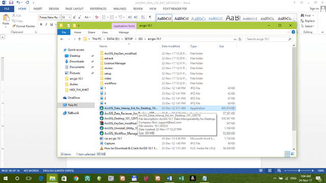 cài đặt phần mềm ArcGIS 30