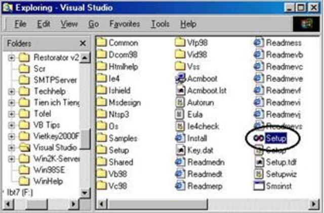 cài đặt Visual Basic 6.0