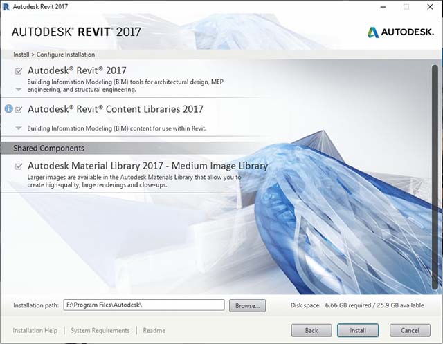 cài Revit 2017-4