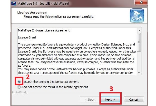 cài đặt phần mềm Mathtype 6.9 Full Key 2