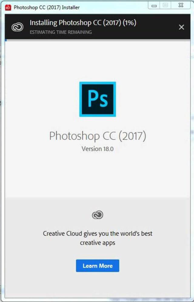 cài đặt Adobe Photoshop CC 2017-2