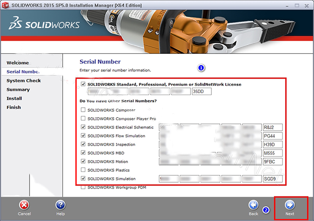 cài đặt Solidworks 2015-2