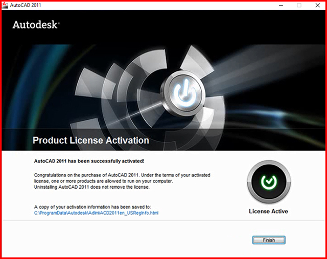 Hướng dẫn kích hoạt Autocad 2011-5