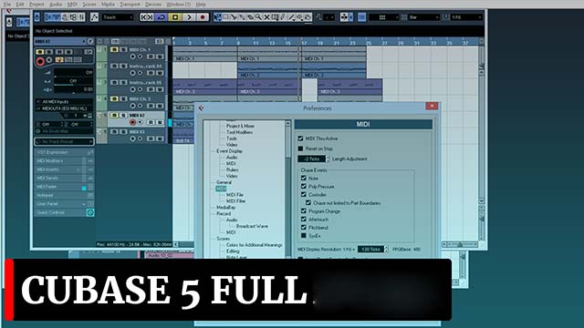 phần mềm Cubase 5