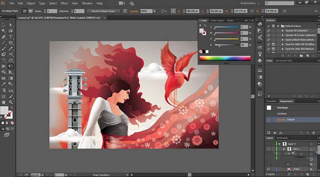 tính năng Adobe illustrator CC 2018 