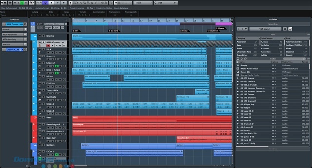 Tính năng Cubase Elements 8