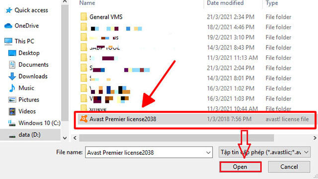 Cách active phần mềm Avast 2021 bước 4