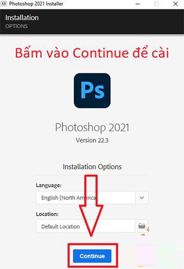 Cách cài Adobe Photoshop 2021 bước 5