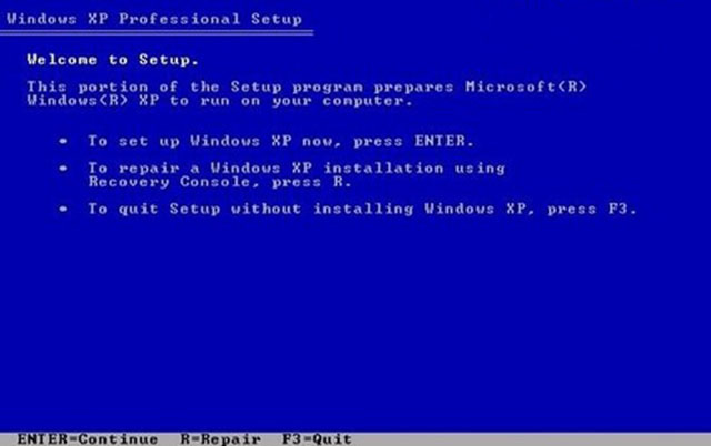 Cách cài Windows XP SP3-2