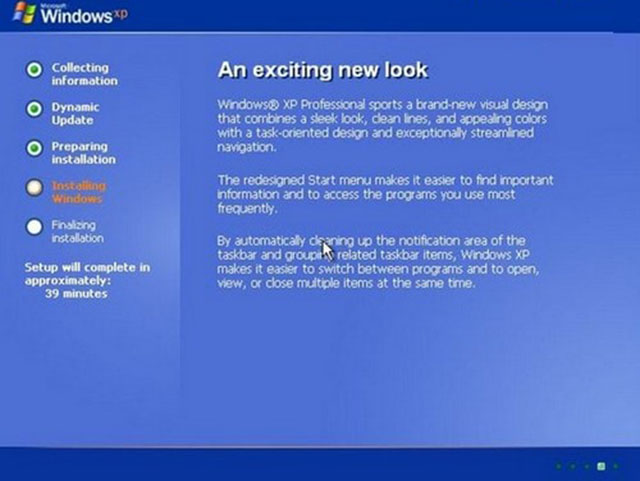 Cách cài Windows XP SP3-9