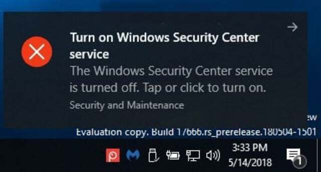 Cách tắt Windows Security 