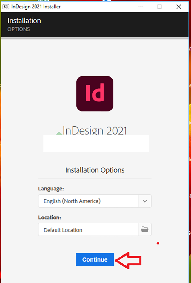 cài đặt Adobe InDesign 2021 bước 5