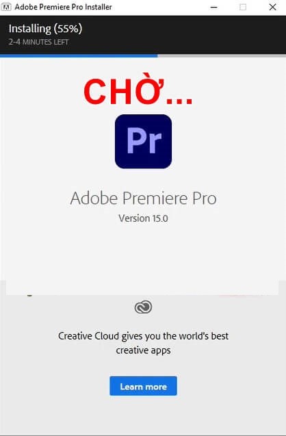 Cài đặt adobe premiere pro 2021 bước 4