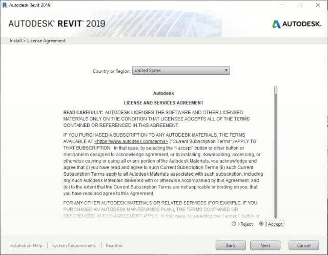 cài đặt Revit 2021 bước 3