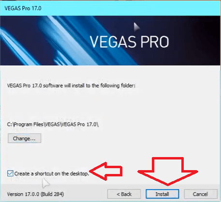 cài đặt Sony Vegas Pro Full Crack 4