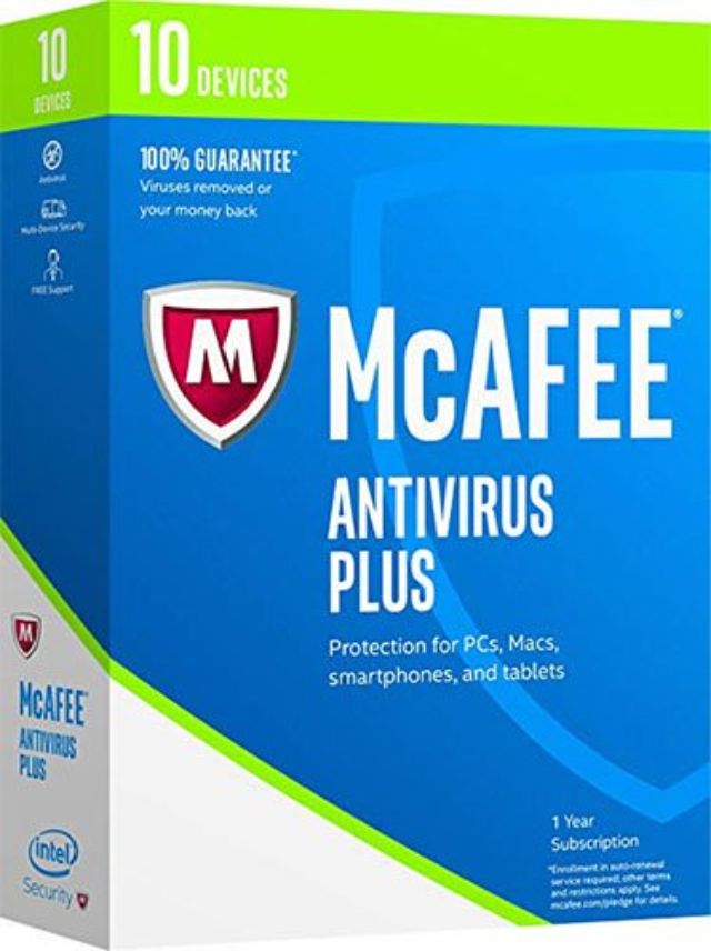 Phần mềm diệt virus McAfee AntiVirus Plus