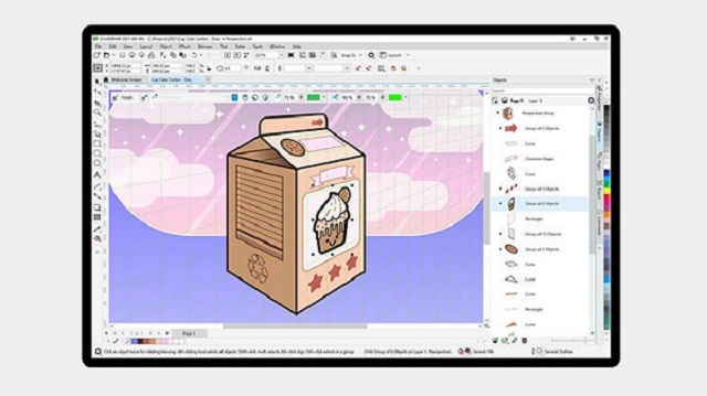 Những tính năng trên CorelDRAW 2021