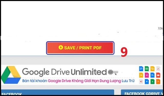 Dùng PDF.GDrive.VIP để tải file từ Google Drive bị cấm bước 4