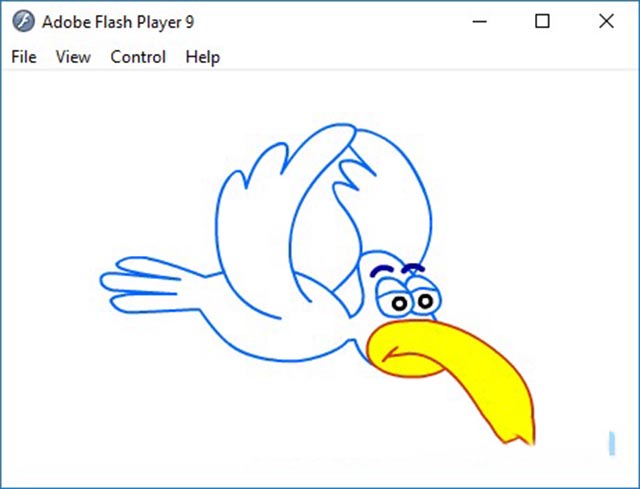 Cách đọc file swf Adobe Flash Player 2