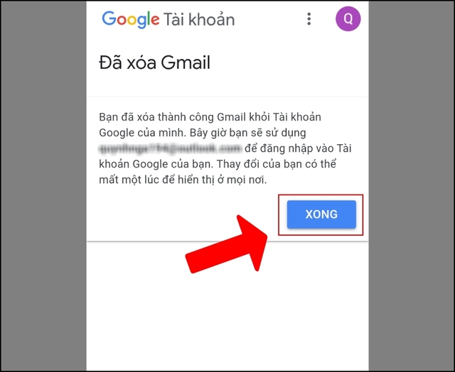 Cách xóa tài khoản Gmail trên điện thoại bước 7-2