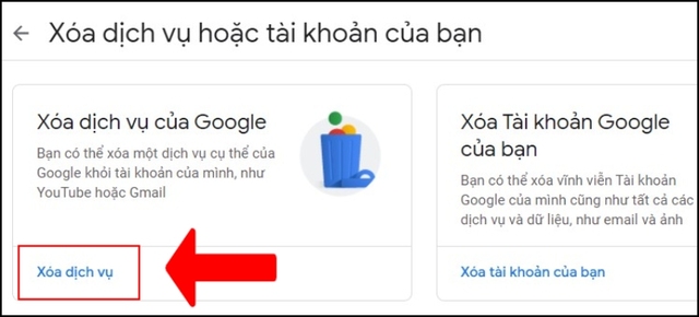 Cách xóa tài khoản Gmail trên máy tính bước 2