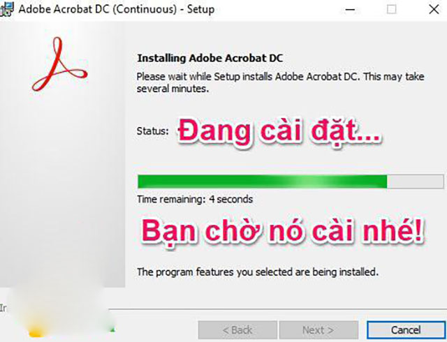 cài đặt Acrobat Pro DC 2021-5