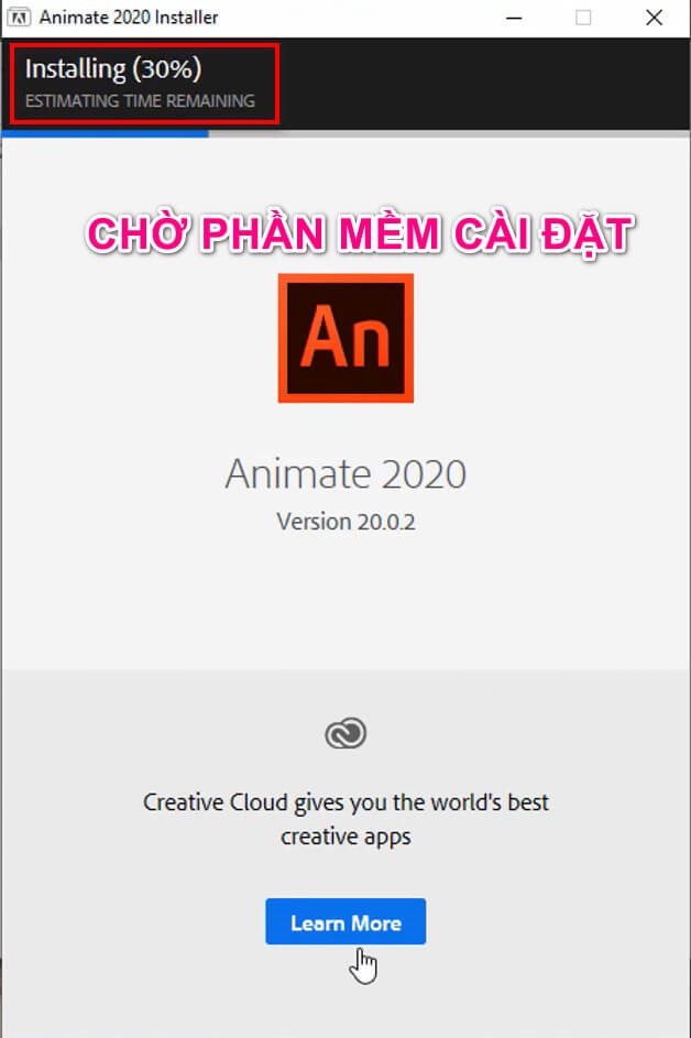 cài đặt Adobe Animate 2021 bước 5