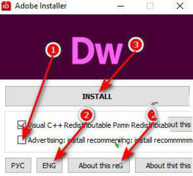 cài đặt Adobe Dreamweaver CC 2021 bước 3