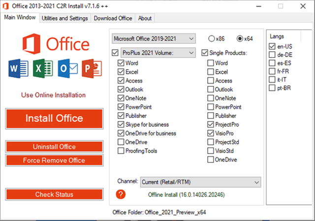 cài đặt Microsoft Office 2021 bước 2