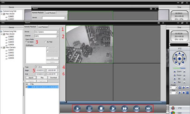 Phần mềm xem camera CMS Abell