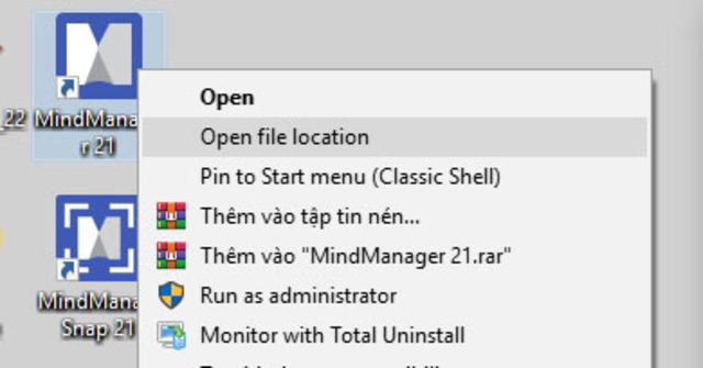 Cách crack Mindjet MindManager 2021 bước 3