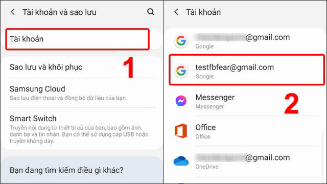 Cách đăng xuất tài khoản Google trên điện thoại Android 2