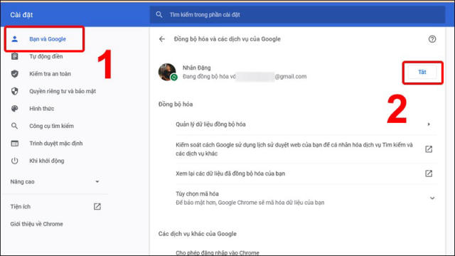 Cách đăng xuất tài khoản Google trên máy tính 5