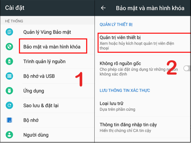 Gỡ mã độc trên điện thoại Android 4