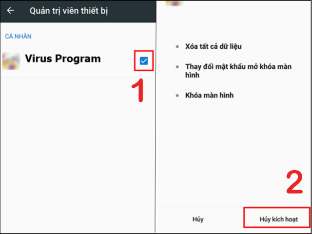 Gỡ mã độc trên điện thoại Android 5