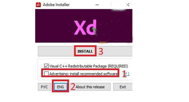 cài đặt phần mềm Adobe XD 2021 bước 3