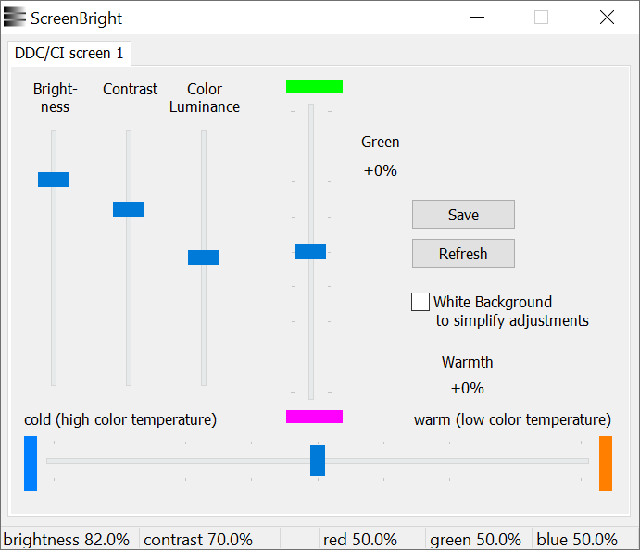 Phần mềm chỉnh độ sáng màn hình ScreenBright