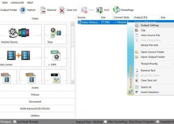 phần mềm đổi đuôi video Format Factory