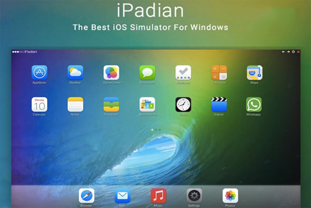 Phần mềm giả lập iPadian iPhone Emulator