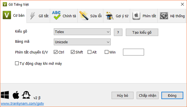 Phần mềm GoTiengViet